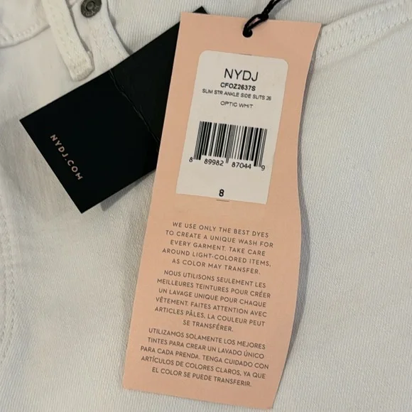 Curves 360 by NYDJ Slim Ankle Jeans. Size 8 short - Picture 5 of 13